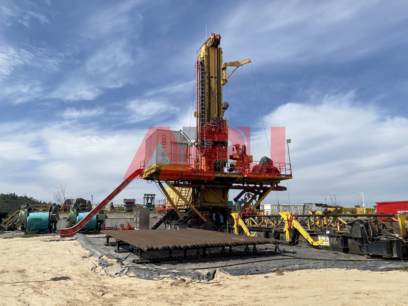 Hydraulic Rig CBM (Coal Bed Methane) Site