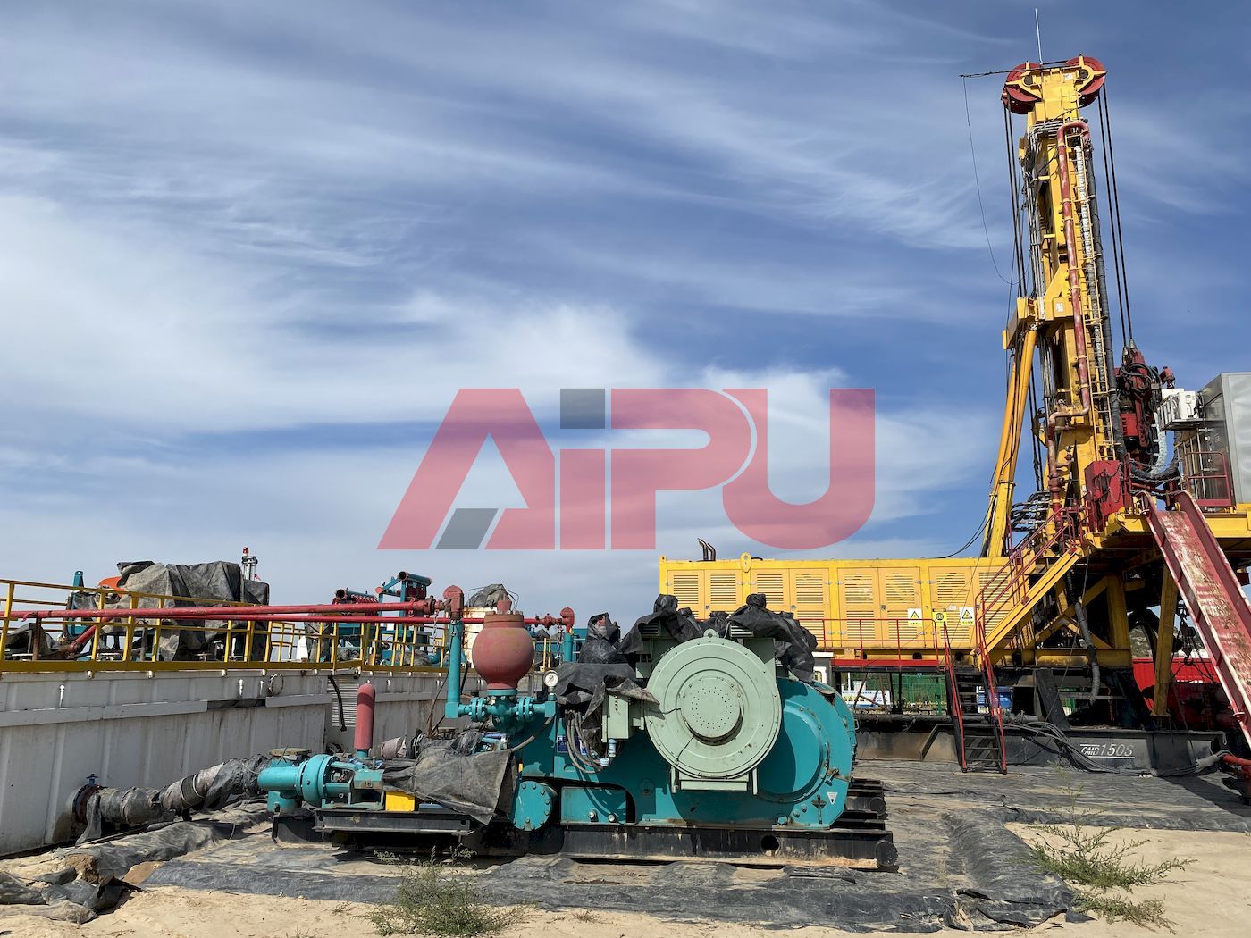Hydraulic Rig CBM (Coal Bed Methane) Site