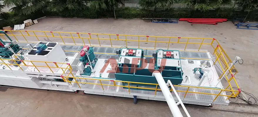 Baoji ZJ50 solids control system view 3