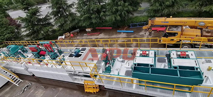 Baoji ZJ50 solids control system view 4