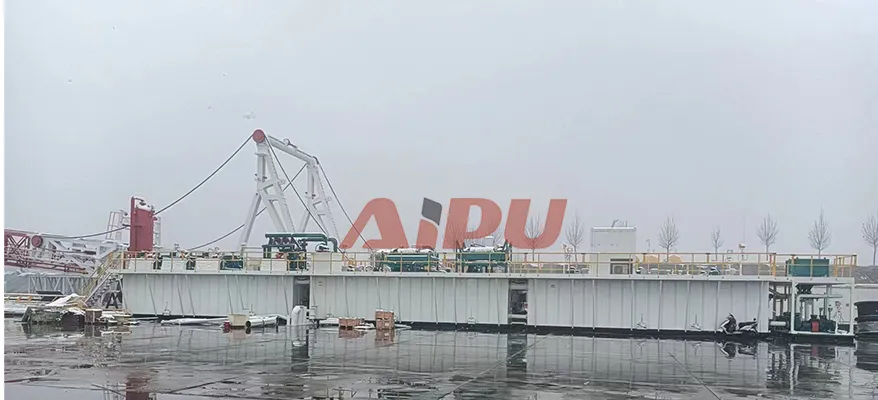 Hebei Customer ZJ70 Solids Control System Commissioning Site