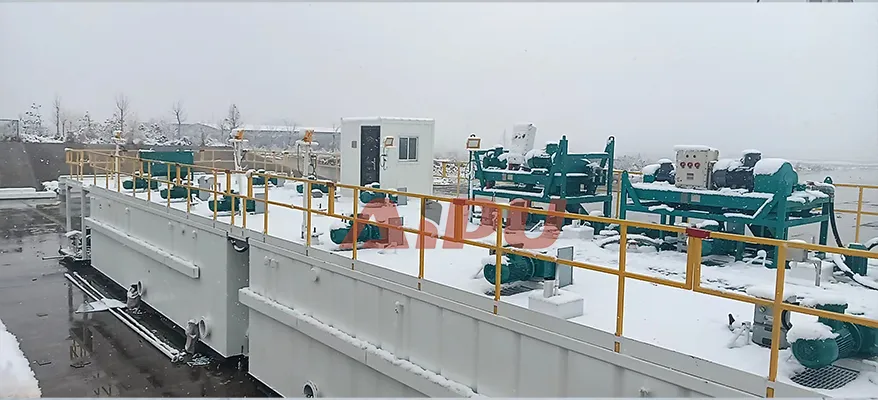 Hebei ZJ70 solids control system commissioning site view 3