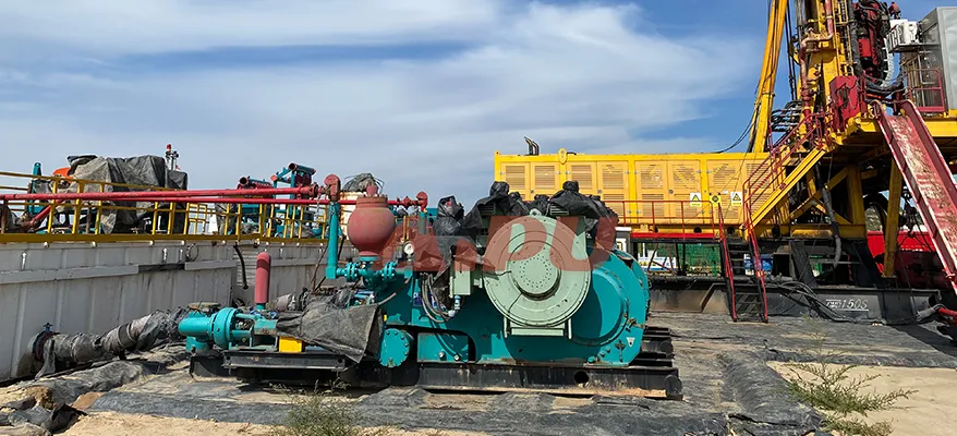 Hydraulic drilling rig for coalbed methane on-site view 5