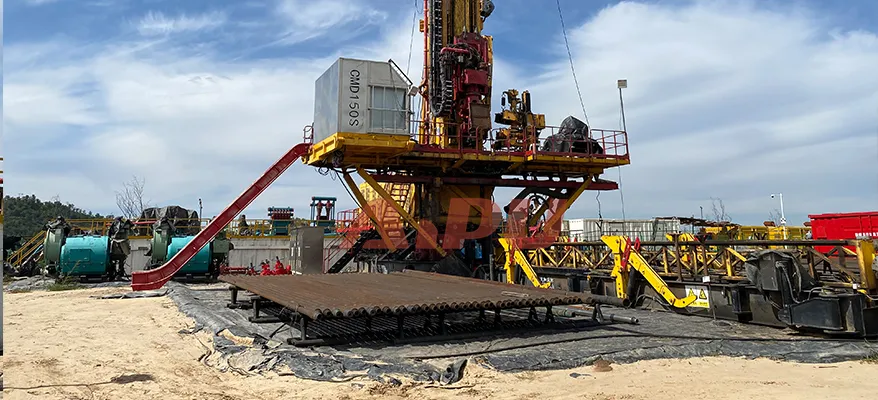 Hydraulic drilling rig for coalbed methane on-site view 6