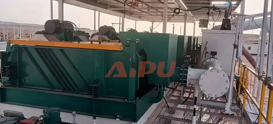 Mexico ZJ90 solids control system site view 2