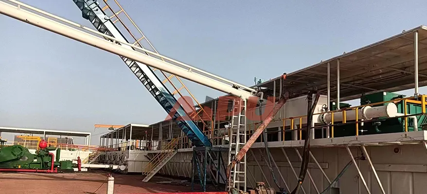 Mexico ZJ90 solids control system site view 4