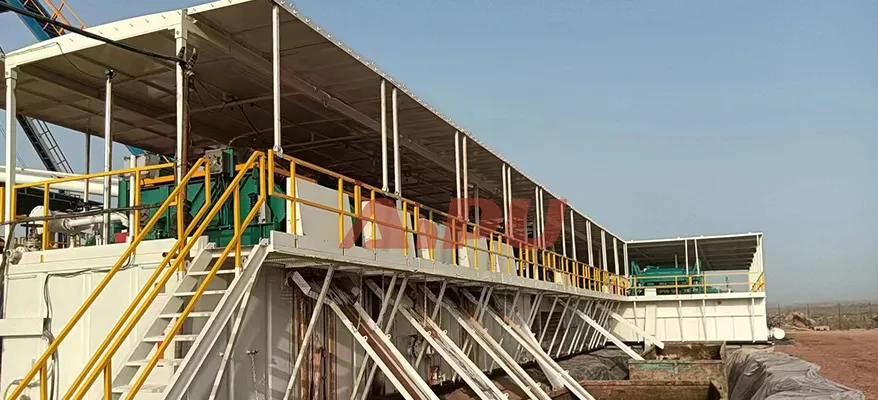 Mexico ZJ90 solids control system site view 5