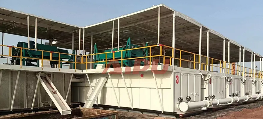 Mexico ZJ90 solids control system site view 6