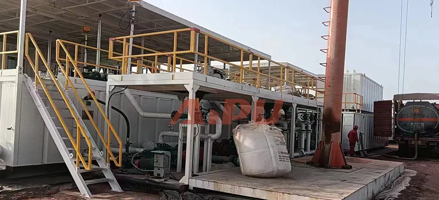 Mexico ZJ90 solids control system site view 7