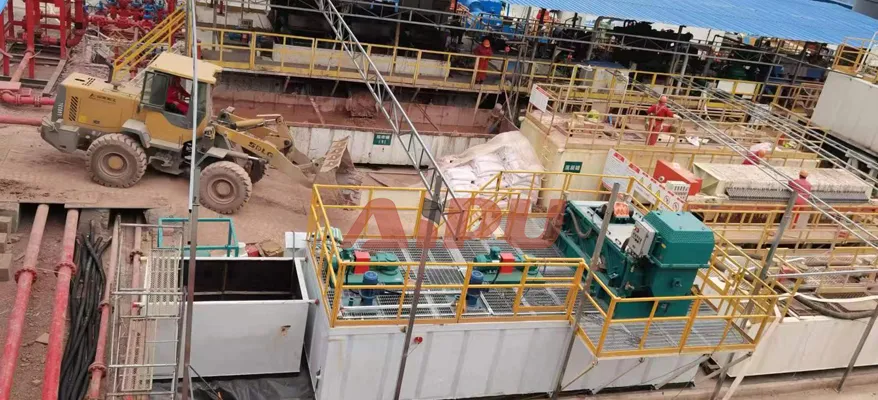 Negative Pressure Shale Shaker Sichuan Site