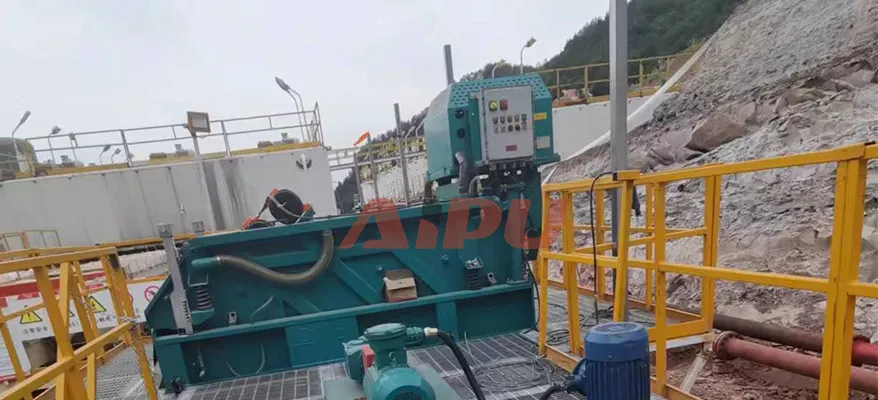 Negative Pressure Shale Shaker Sichuan Site view 2