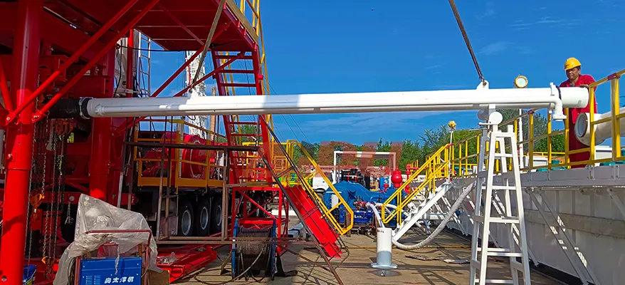 XJ450 solids control system installation view 4