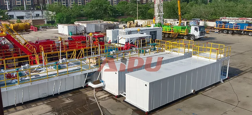 XJ450 solids control system installation view 5