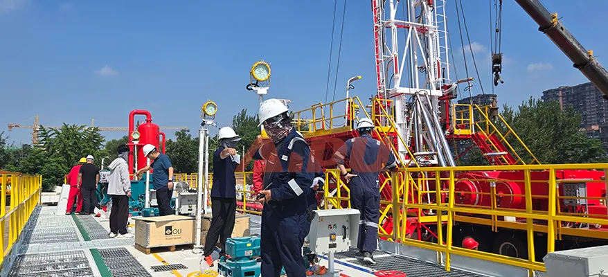 XJ450 solids control system installation view 7