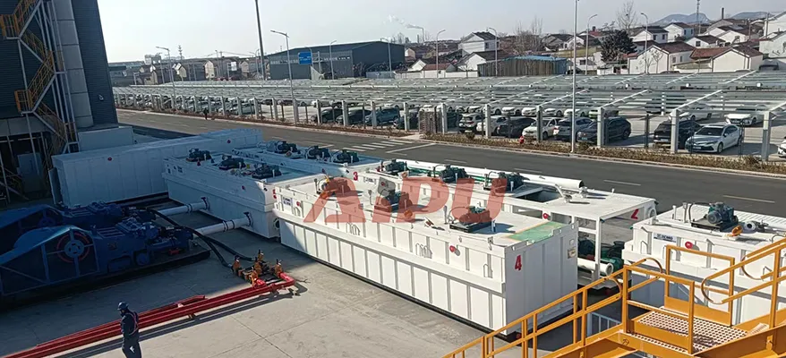 XSM2250 modular rig mud solids control system view 2