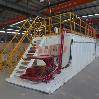 Mud Circulation Tank - Integrated piping system