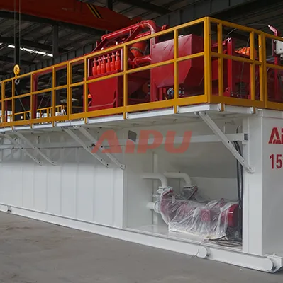 Mud Circulation Tank - Settling and mixing compartments